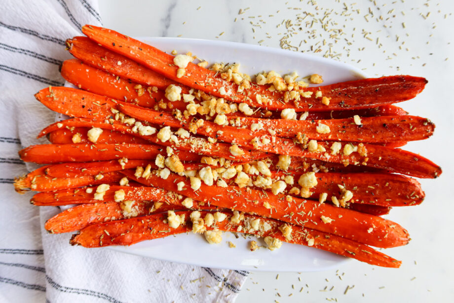 Roasted Carrots With Honey & Feta!