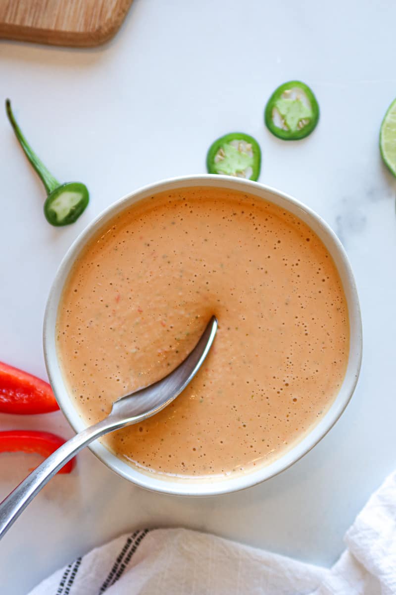 Easy Baja Sauce Recipe (Taco Bell Copycat)