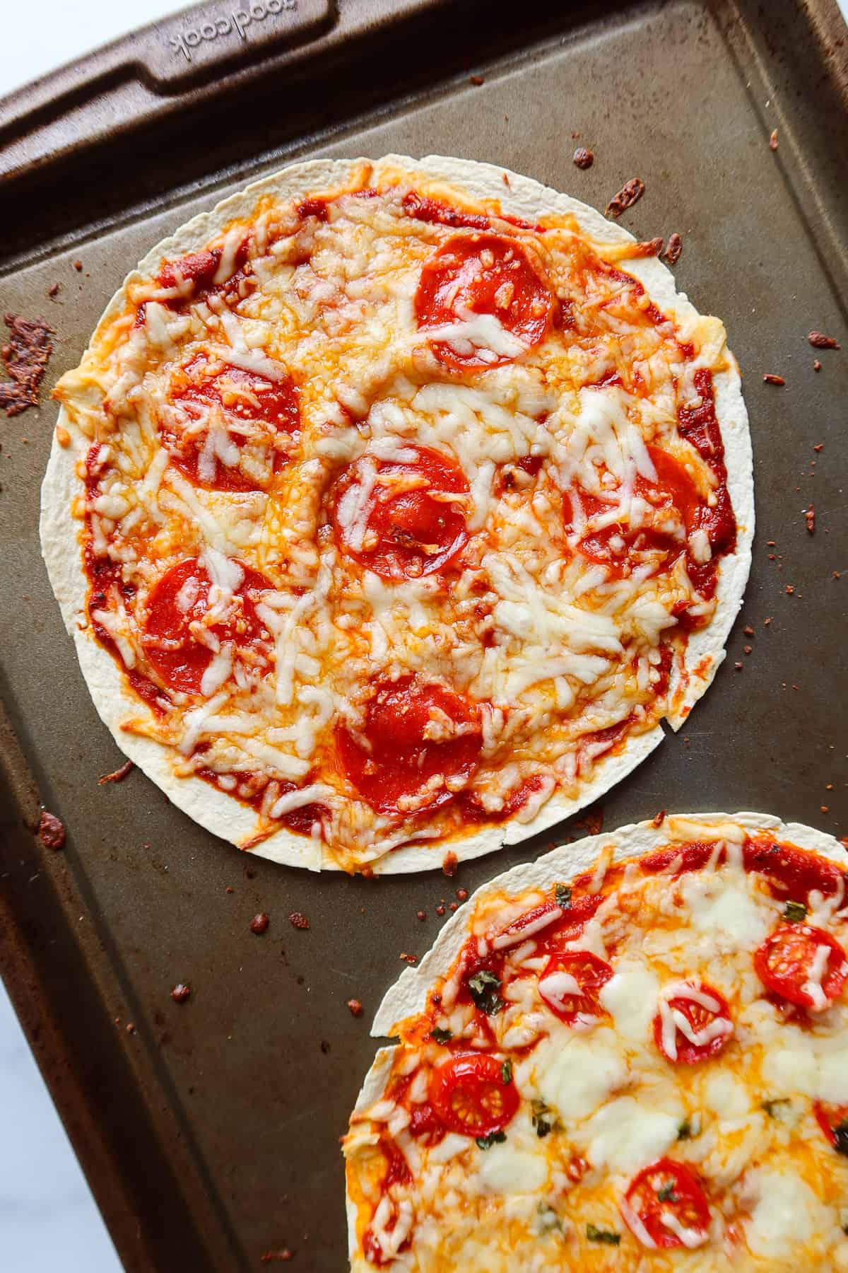 Simple Tortilla Pizza Recipe