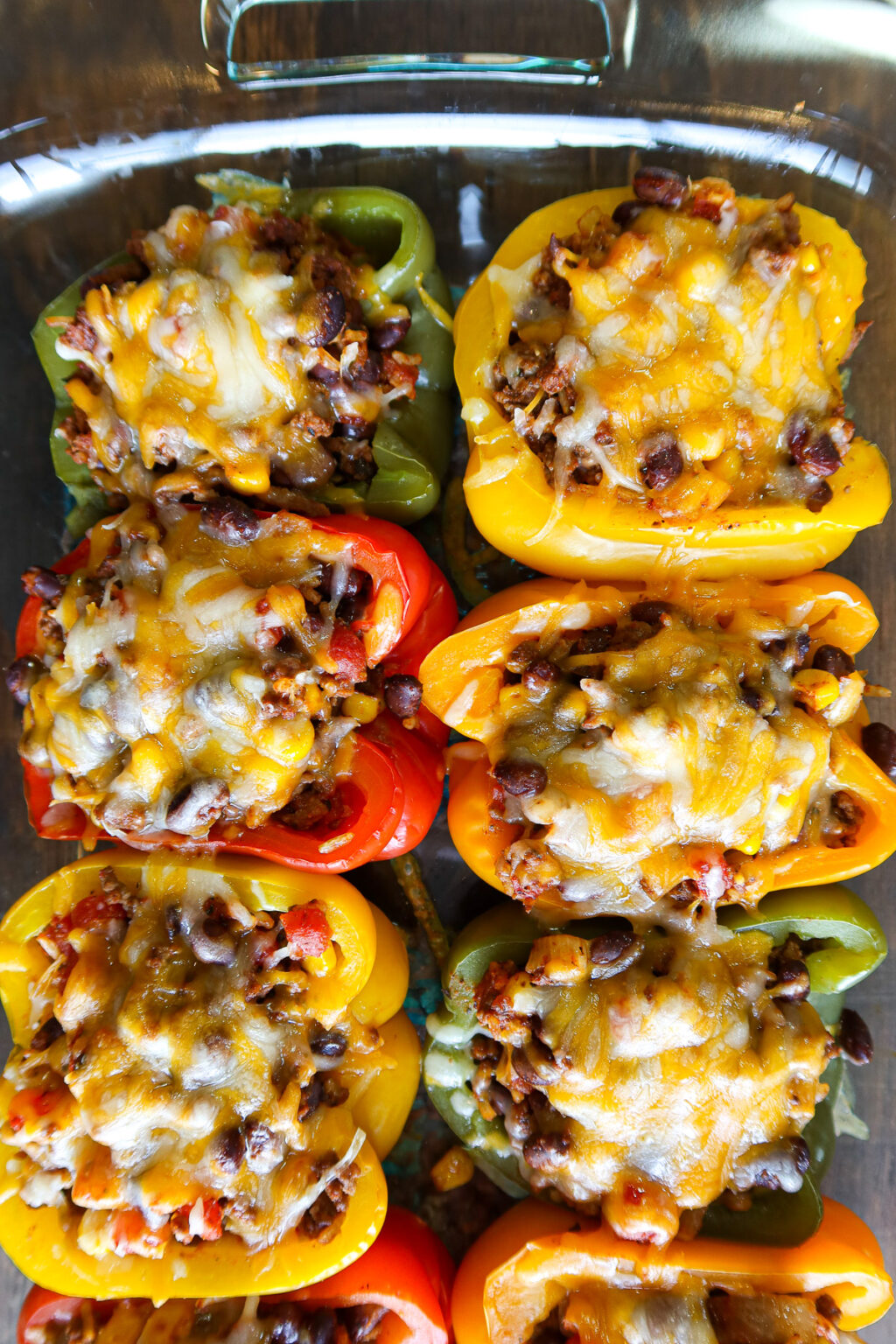 Beef Taco Stuffed Peppers Recipe - Garlic Salt & Lime