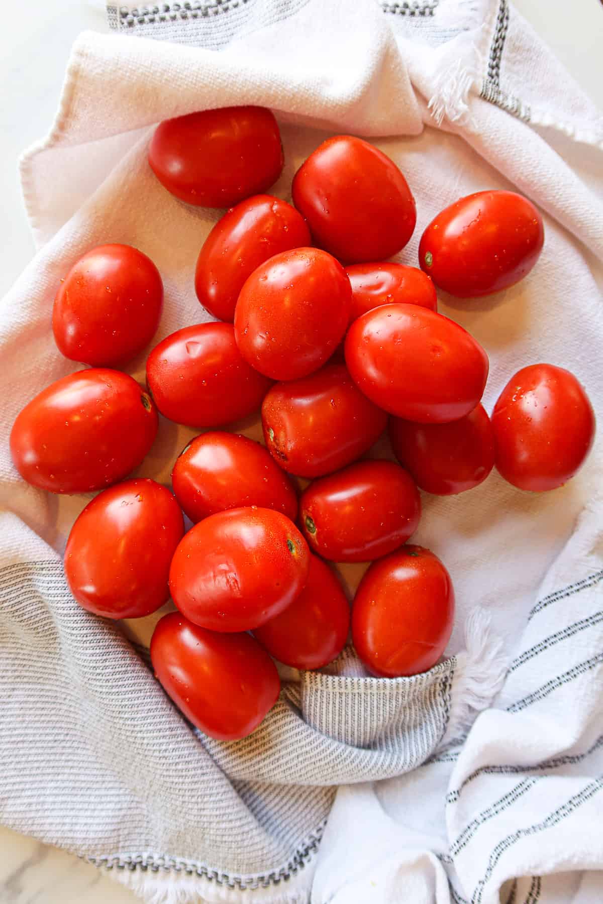 Roma tomatoes.