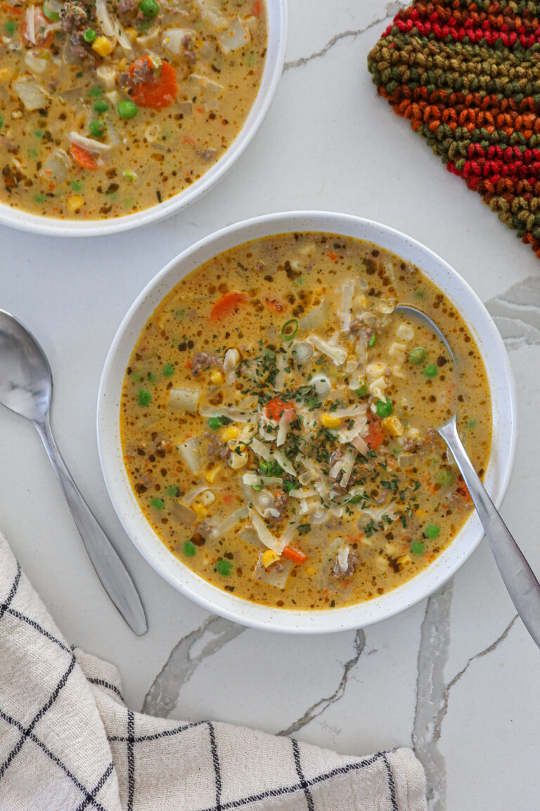 Hamburger Potato Soup (Delicious & Easy)!