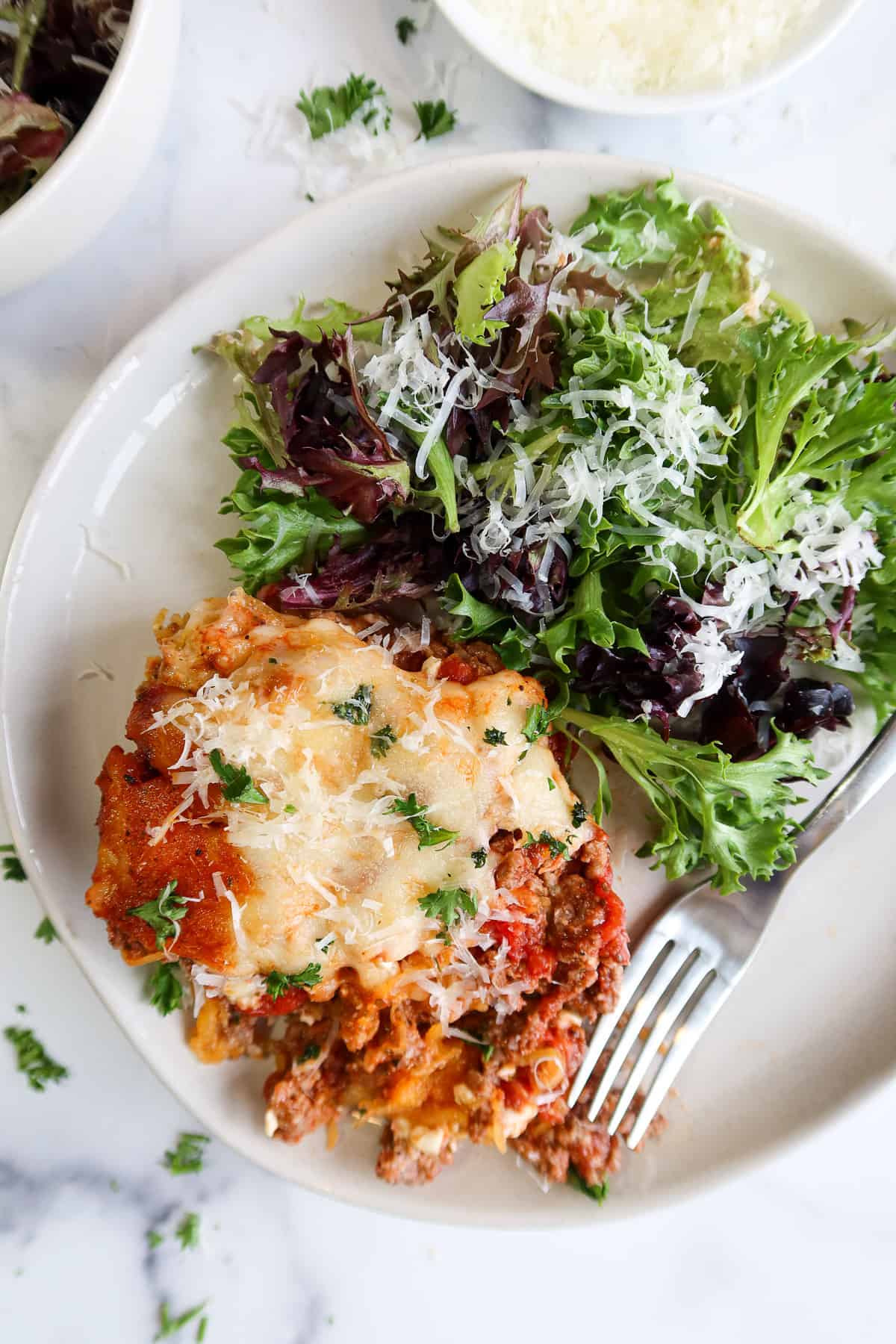 Cheesy Italian Style Spaghetti Squash Lasagna Casserole Garlic Salt & Lime Garlic Salt & Lime