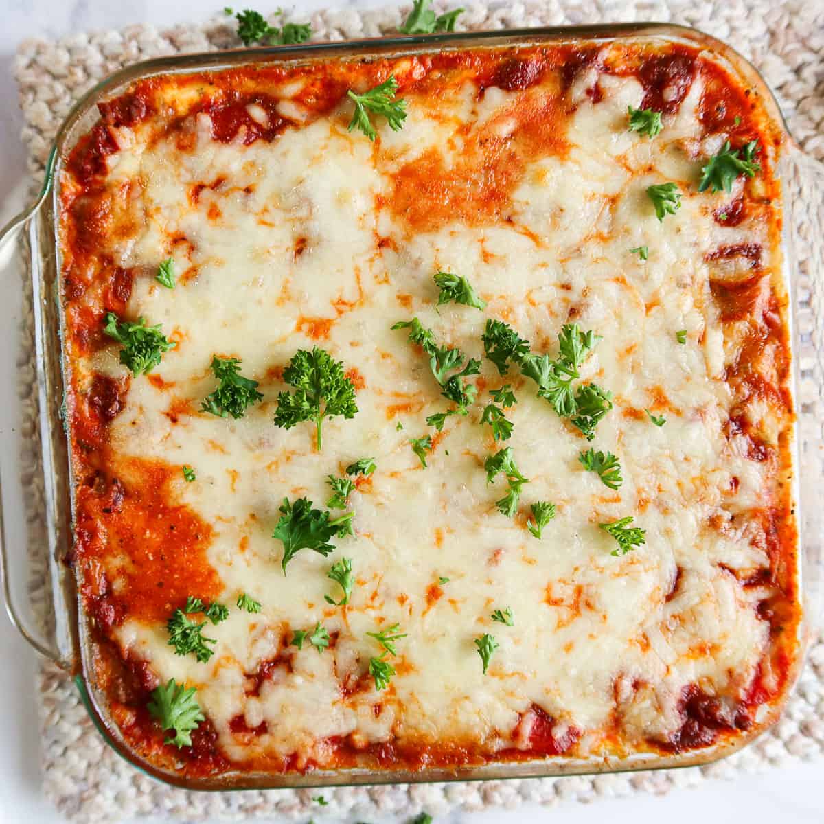 Cheesy Italian Style Spaghetti Squash Lasagna Casserole Garlic Salt ...