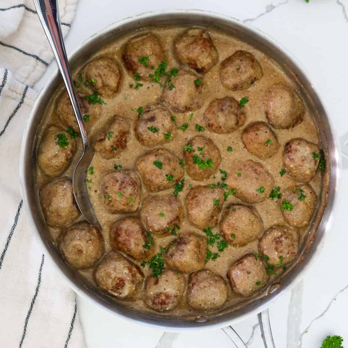 Ground Turkey Swedish Meatballs Recipe