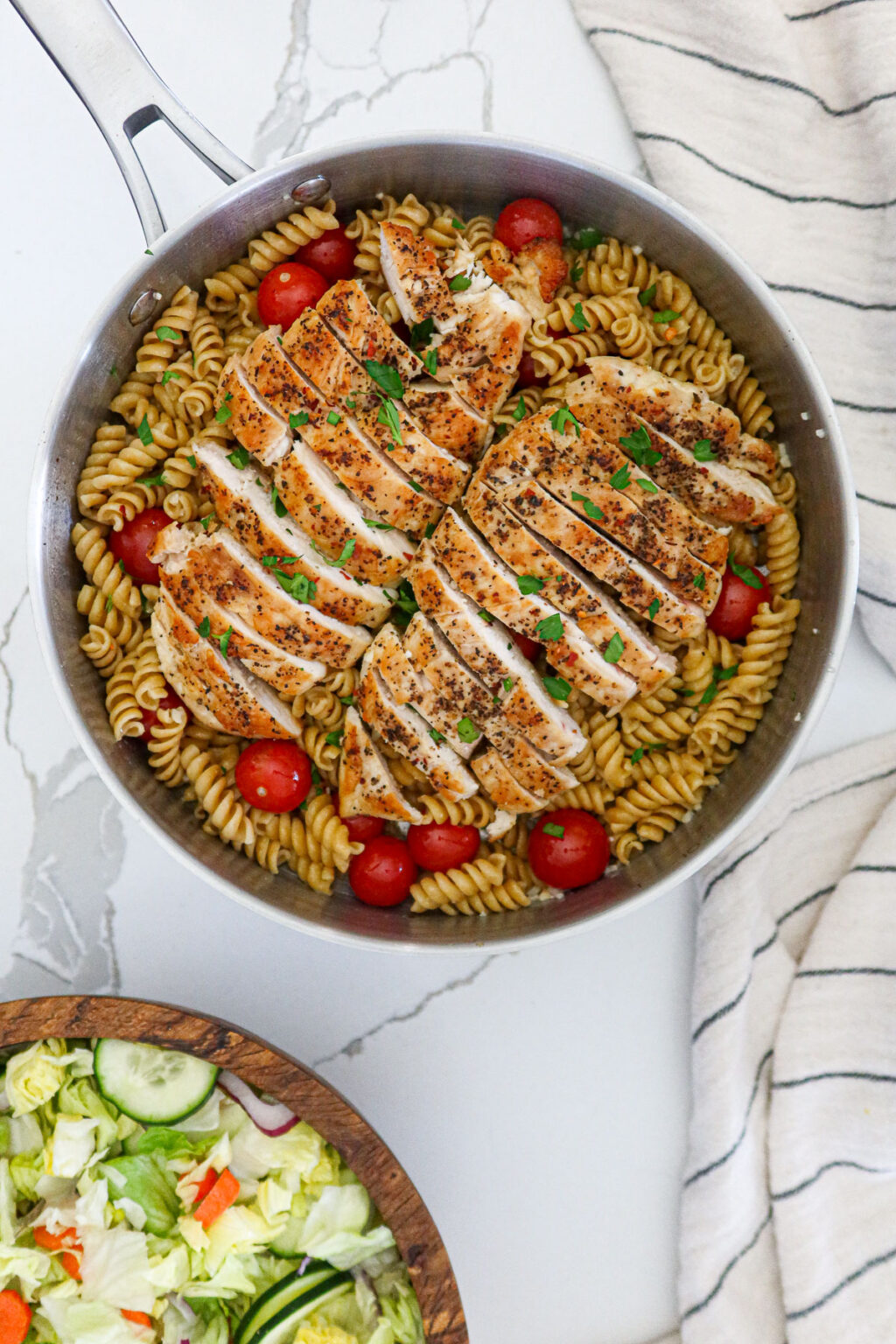 Garlic Butter Chicken Pasta