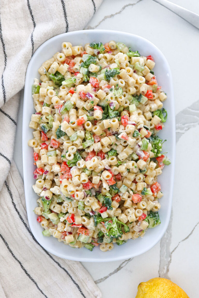 Ditalini Pasta Salad (Quick & Delicious)!