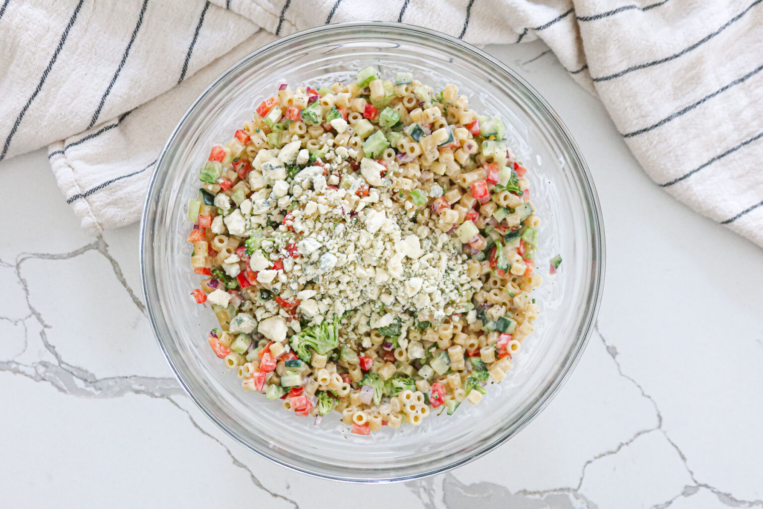 Ditalini Pasta Salad (Quick & Delicious)!