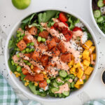 Salmon poke bowl.