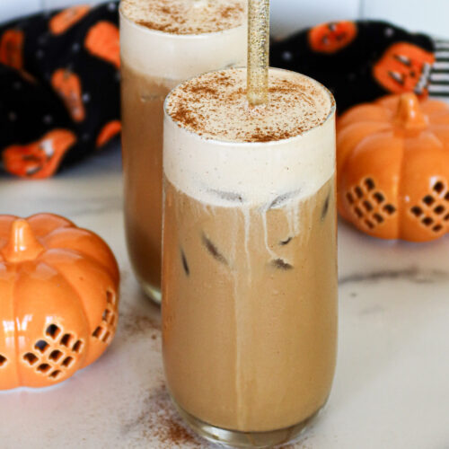 Pumpkin cream cold brew.